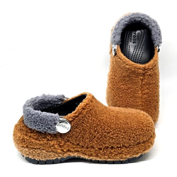 Crocs Lil NAS X Mega Platform Clog Crush Sherpa Shoes Unisex Size M7 W9 main image 5